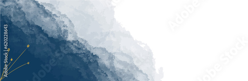 お洒落な青い花