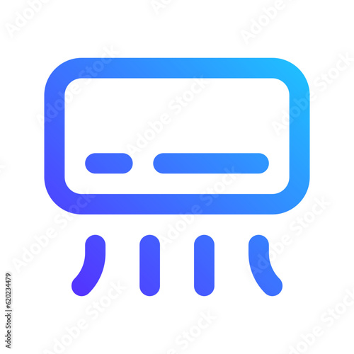 air condition gradient icon