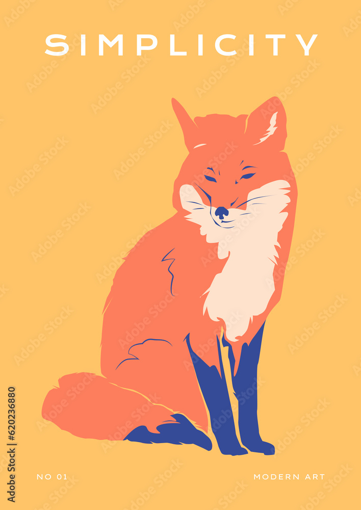 Obraz premium Modern Art Boho style posters 