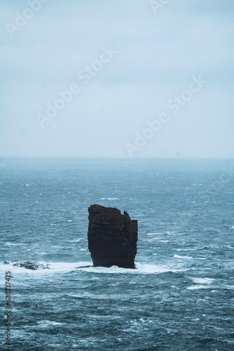 Risin og Kellingin, stacks off the coast of Faroe Islands