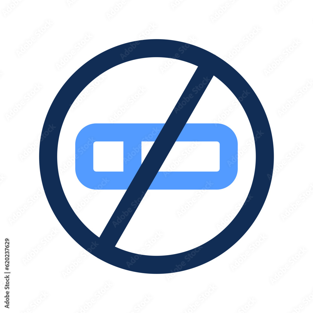 no smoking outline color icon no smoking outline color icon