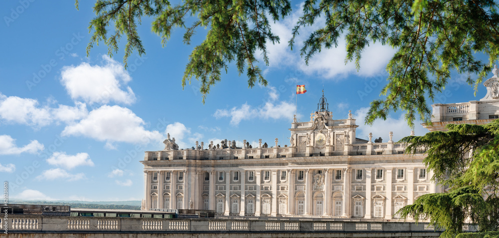 Fototapeta premium Royal palace of Madrid in Spain.
