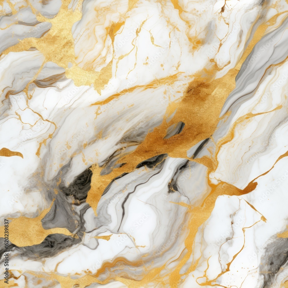 Obraz premium Marble abstract pattern with veins useful as background or texture. Generative AI