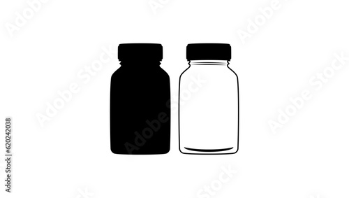 pill bottle silhouette