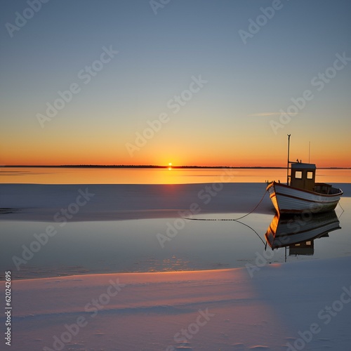sunset, water, sky, sun, sea, lake, sunrise, ocean, nature,  © Altaf