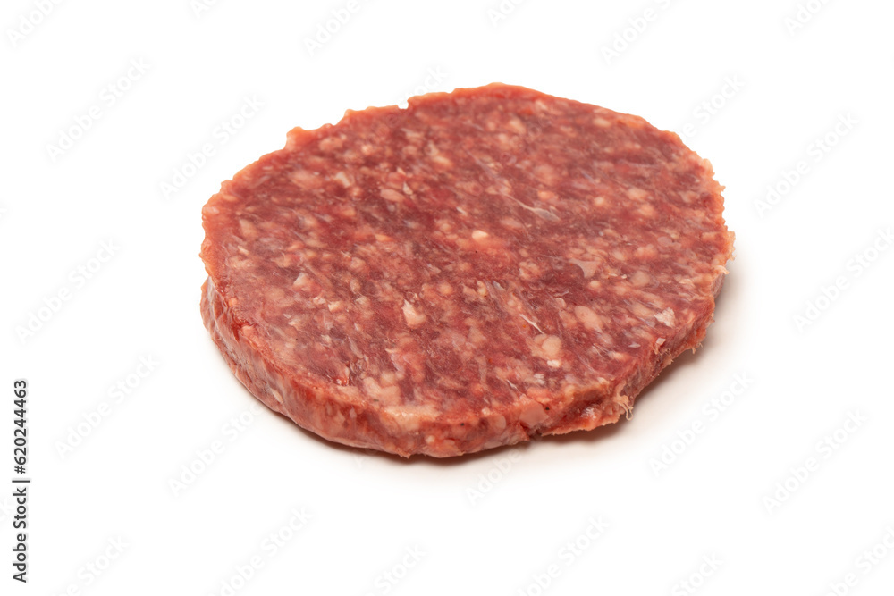 Raw minced beef isolated on white background. Raw minced beef isolated on white background.