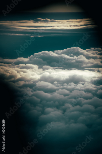 blue sky with clouds