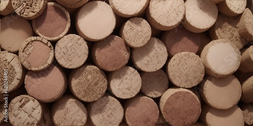 Wine corks texture background. Wine corks as background.