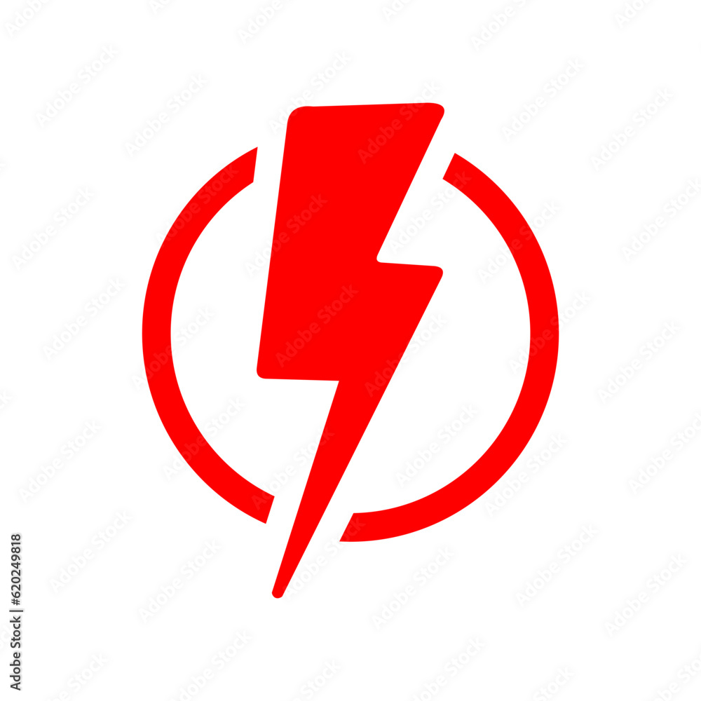 Flash Icon. Thunderbolt Lightning Power Energy Electricity symbol. Flat Vector Design Flash Icon. Thunderbolt Lightning Power Energy Electricity symbol. Flat Vector Design