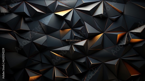 Luxurious Black and Gold: Abstract Realistic Vector Background Illustration