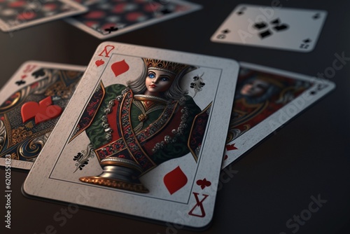 graphics assets for edits related to people with pixelated faces playing cards, Generative AI