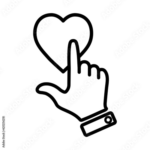 hand gesture give review rating and feedback, star, heart