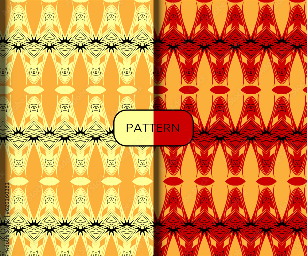 Pattern template for textile to print ready Stock Vector | Adobe Stock