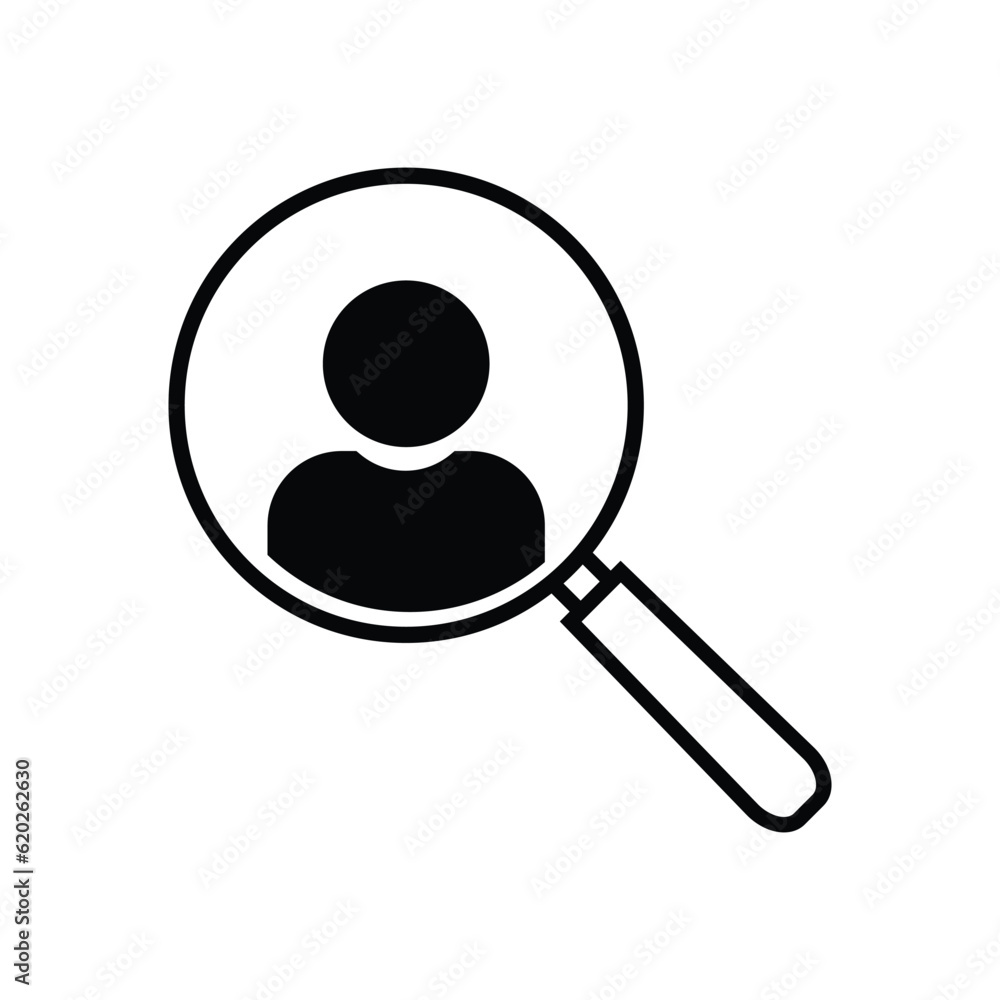 Search job icon on white background Search job icon on white background