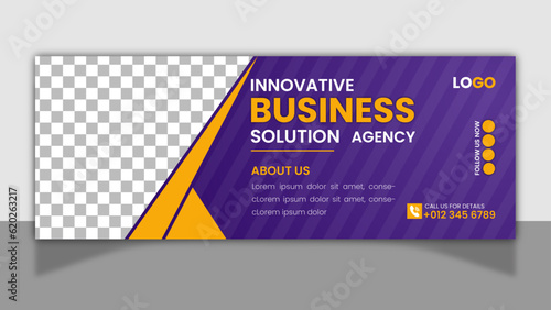 Corporate cover design a business services. (ID: 620263217)