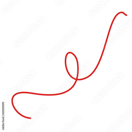 Vector Red Thread