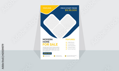 real estate flyer template. Flyer Design template property sale flyer design, flyer design for rent, construction and renovation business flyer
