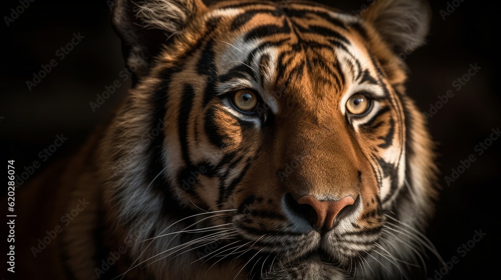 Untamed Majesty: Captivating Portraits of Fierce Predators in their Wild Habitat, generative AIAI Generated