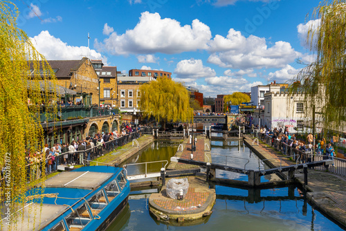 Camden Lock Area, Regent's Canal, London, England photo