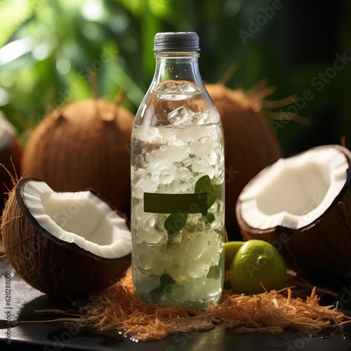 Refreshing natural coconut ...