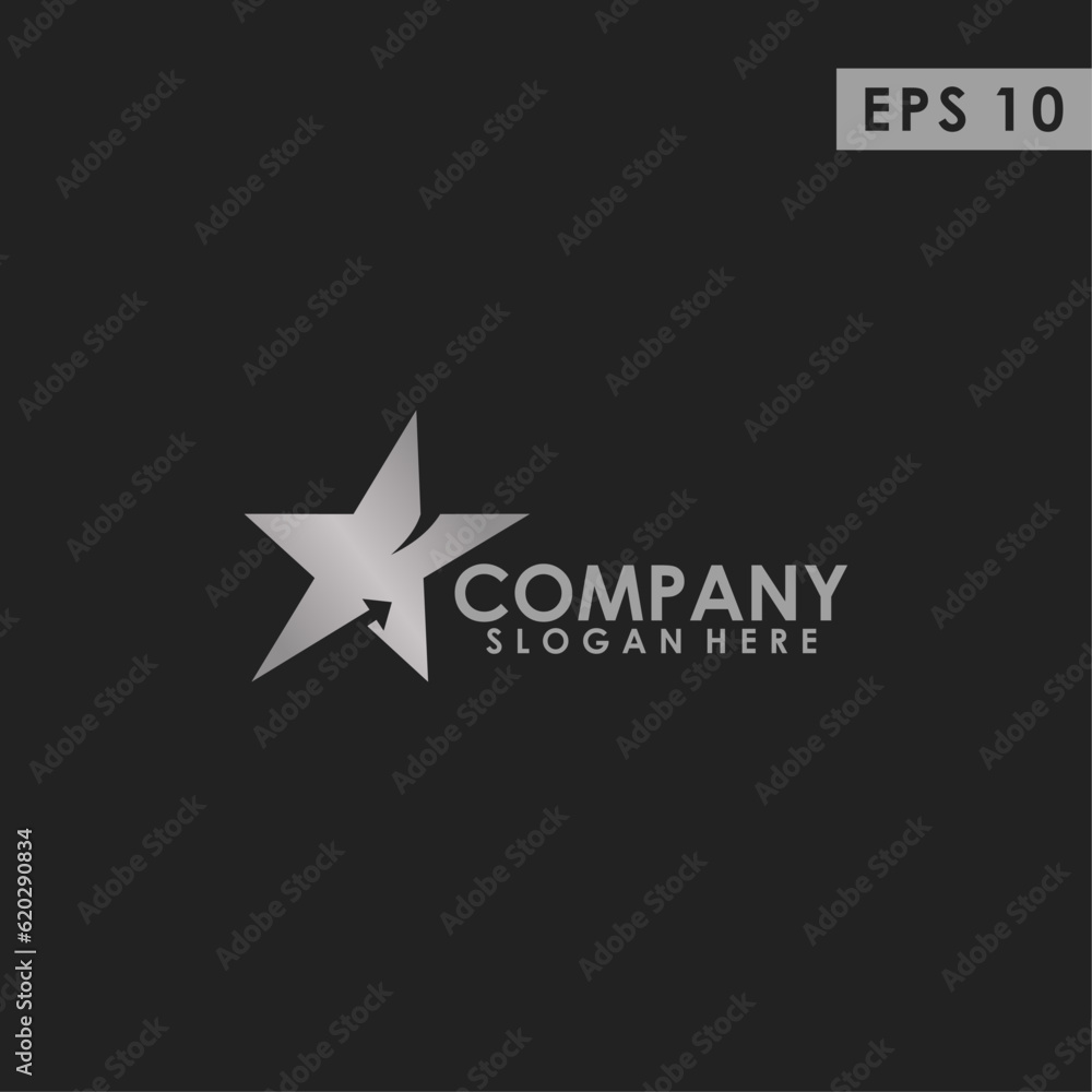 Obraz premium Star Logo Design With Luxury Vector Template. Modern Design. Vector Illustration