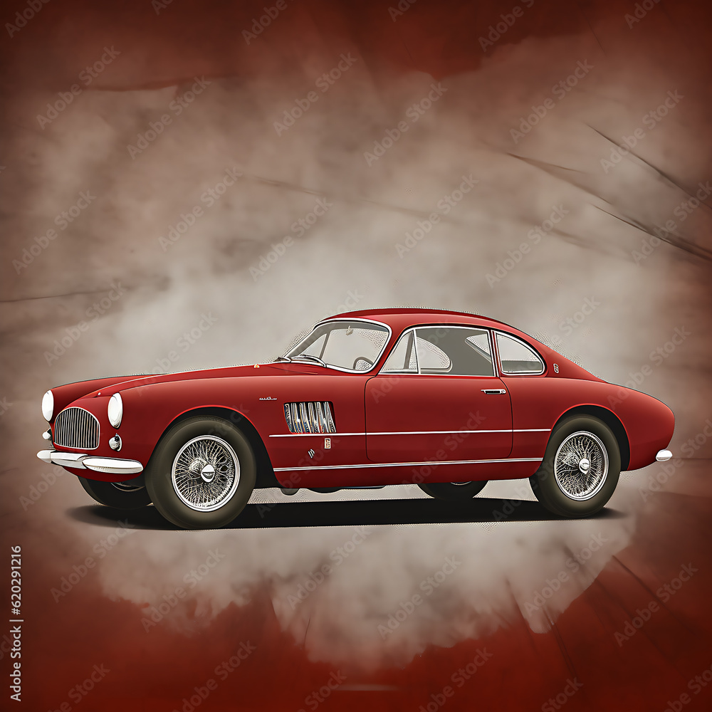 Fototapeta premium red car