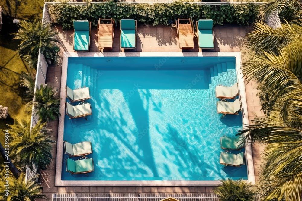 luxury rooftop swimming pool design professional photograpphy AI Generated luxury rooftop swimming pool design professional photograpphy AI Generated