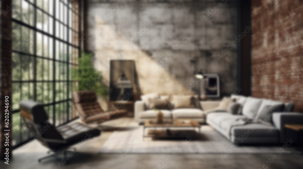 The Best Window Treatments for Industrial Interior Design - Modern Industrial Apartment Interior Design With Impressive Window Treatments