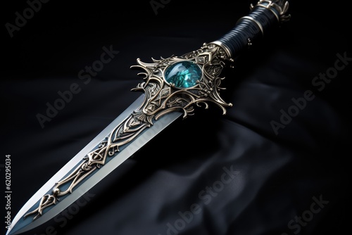 unique sharp sword professional photograpphy AI Generated  photo