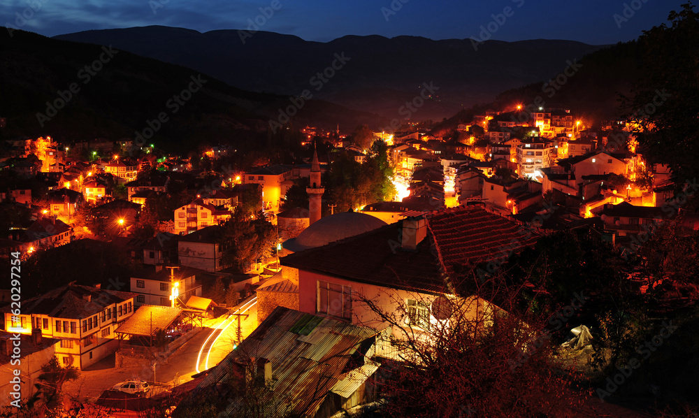 Mudurnu Town, located in Bolu, Turkey, is an important tourism city with its old Ottoman houses and historical monuments.