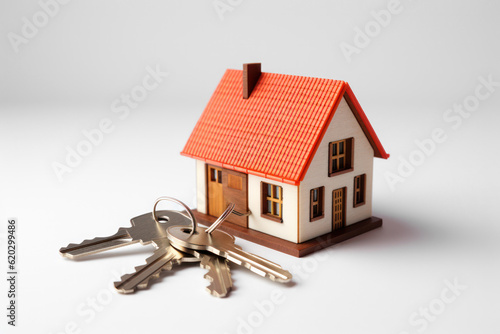 house model with keys, representing the potential of property investment and the real estate market © olga_demina