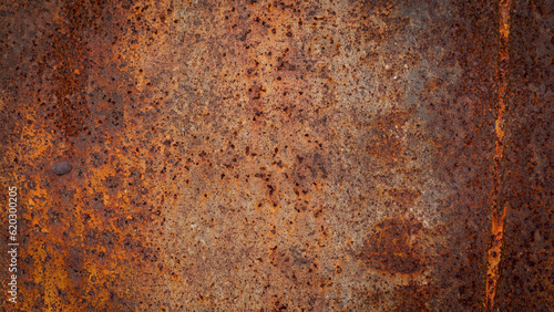 Rusty metal wallpaper. Old industrial theme. AI generated image