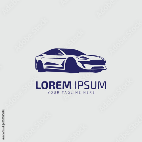 Auto style car logo design with concept sports vehicle icon silhouette. Vector illustration.logo illustration.