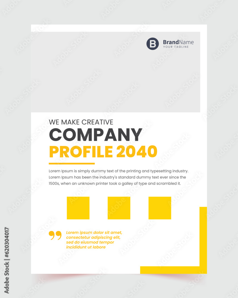 company profile brochure template design, Corporate business, minimal business brochure template design set, flyer set, report, cover, poster, page