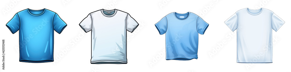 T-Shirt clipart collection, vector, icons isolated on transparent background T-Shirt clipart collection, vector, icons isolated on transparent background