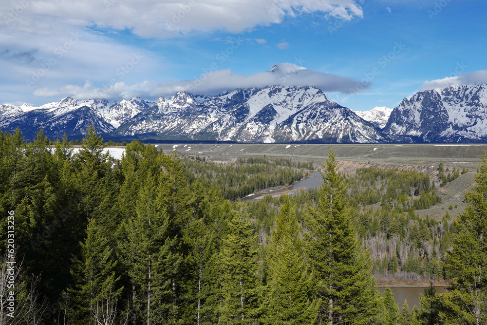 Snake River Overlook in Grand Tetons National Park