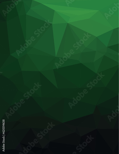 Geometric Green Background
