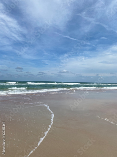 Beautiful beach shoreline 