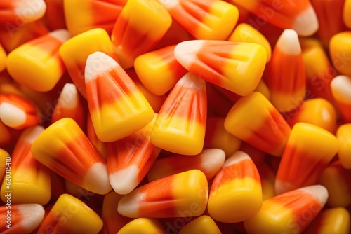 Candy Corn Background Banner
