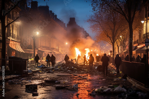 Paris Under Siege: The Clash of Rebellion and Order