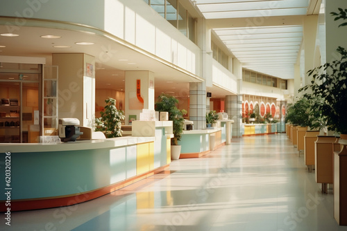 interior of a hospital ai generative art