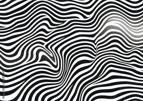 Black amd white abstract background. Illustration AI Generative.