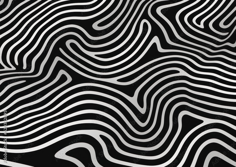 Black amd white abstract background. Illustration AI Generative.