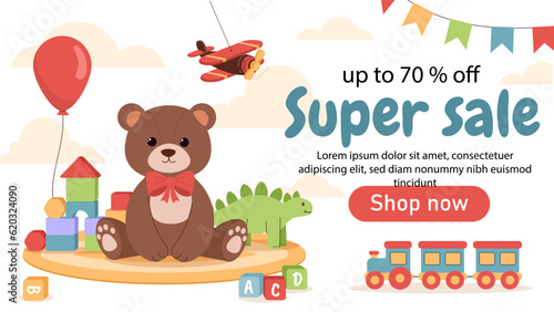 Toys super sale banner