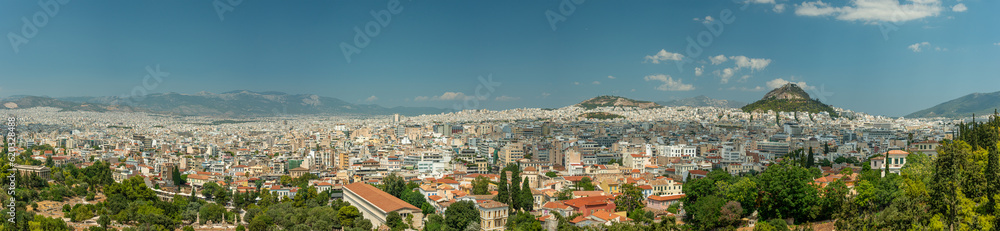 Panoramic View of athens, Greece
