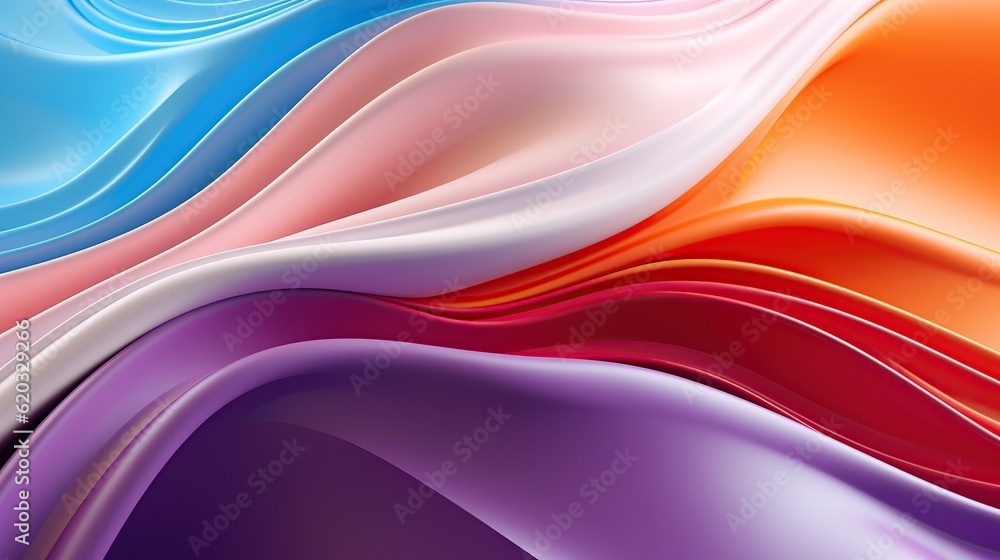 Colorful geometric background fluid shapes composition AI, Generative AI, Generative Colorful geometric background fluid shapes composition AI, Generative AI, Generative