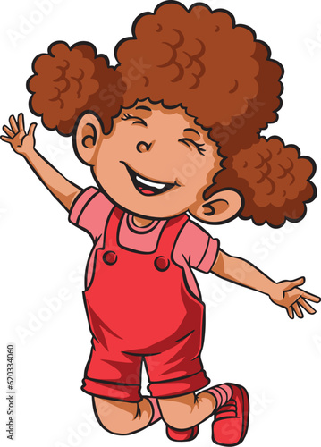 Female child teenager student comic sketch art