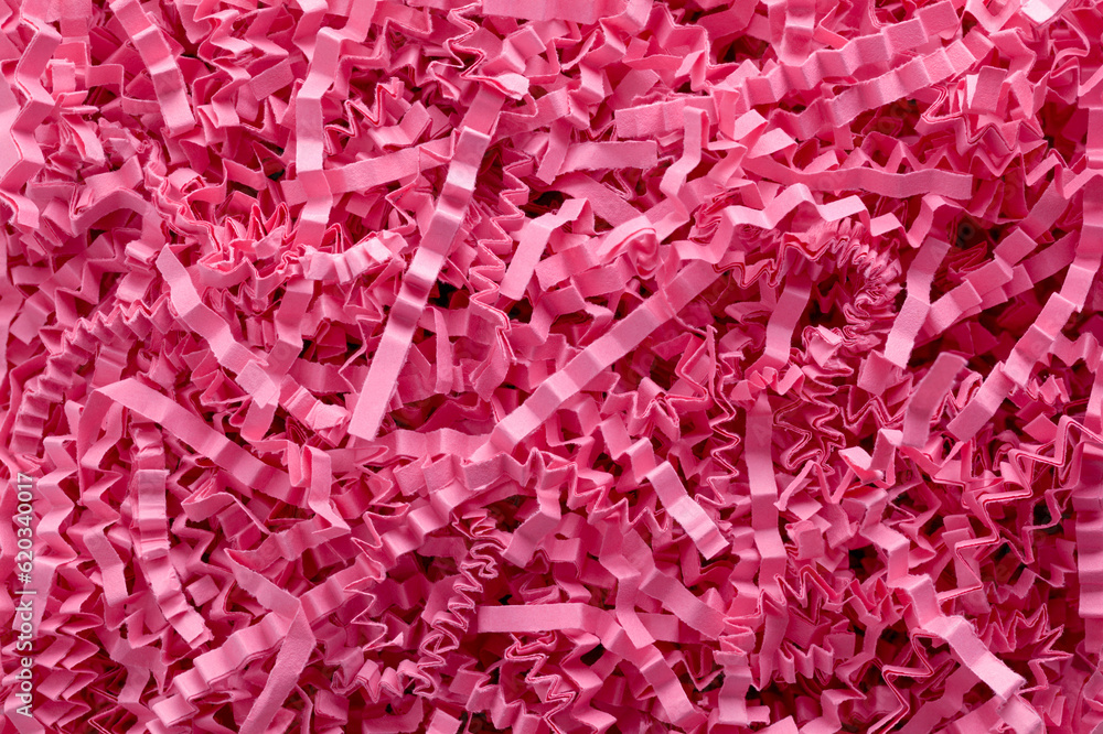 Pink Shredded Paper
