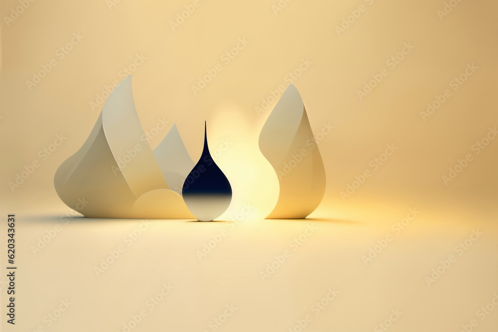 Fototapeta premium The abstract 3d design elements