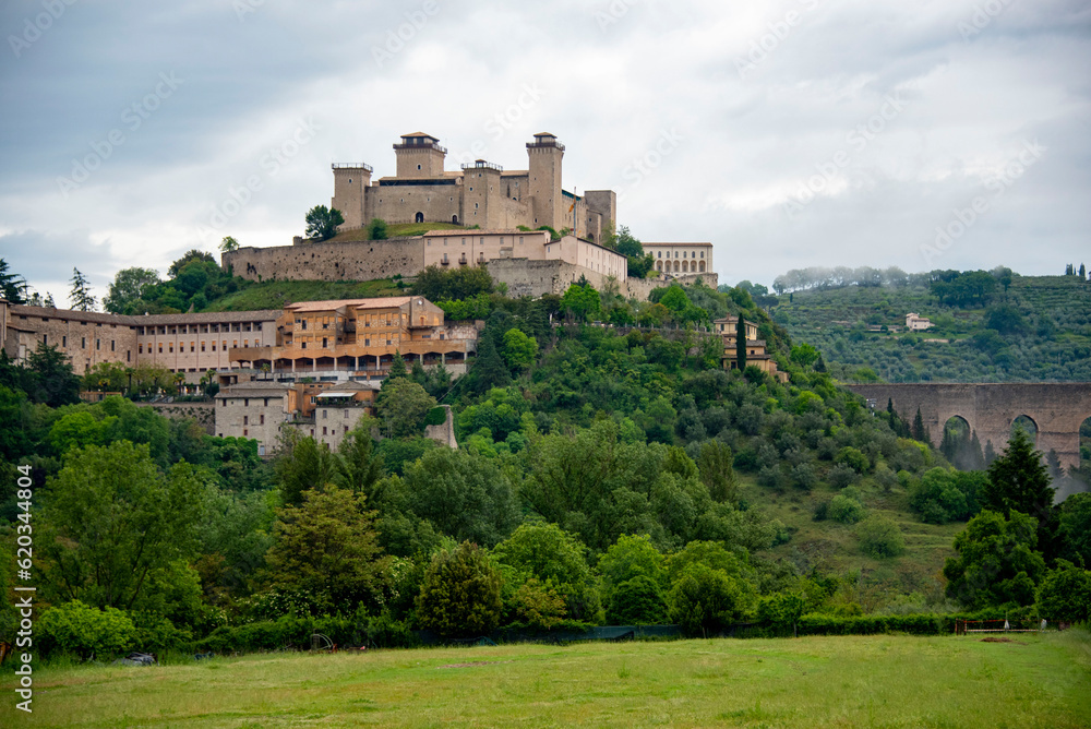 Fortress of Rocca Albornoziana - Spoleto - Italy